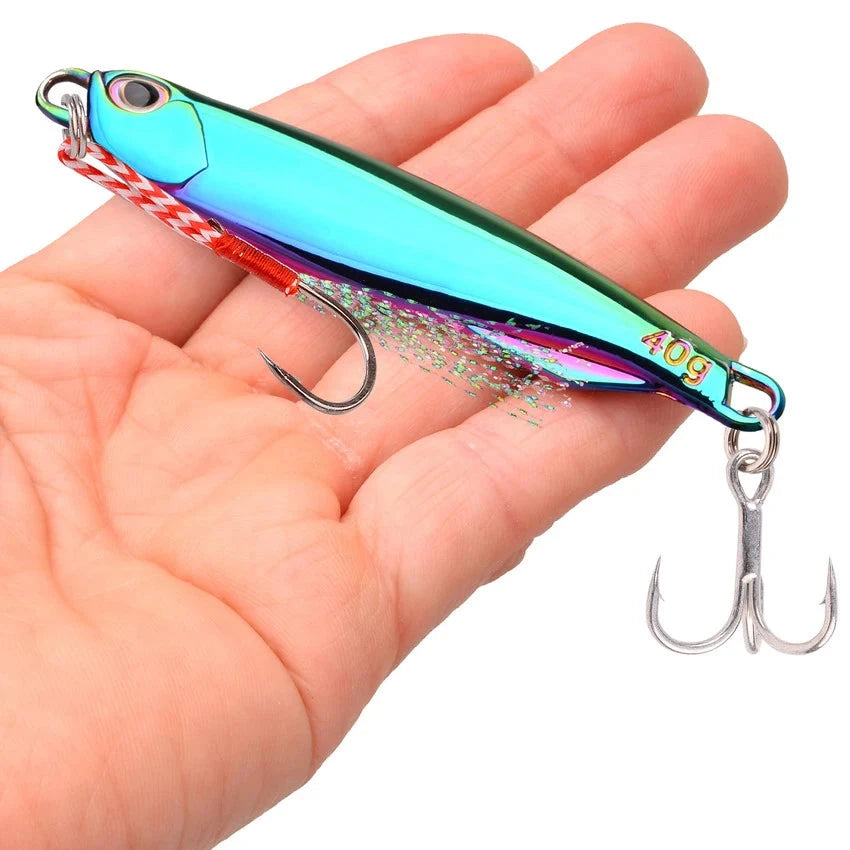 Metal Jig Fishing Lure For Bass 30g 40g 60g