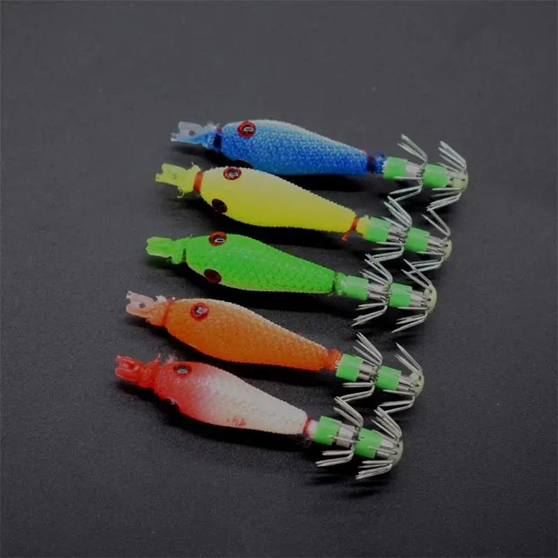 Glow Soft Squid Hook Biomimetic Bait for Sea Fishing Lure