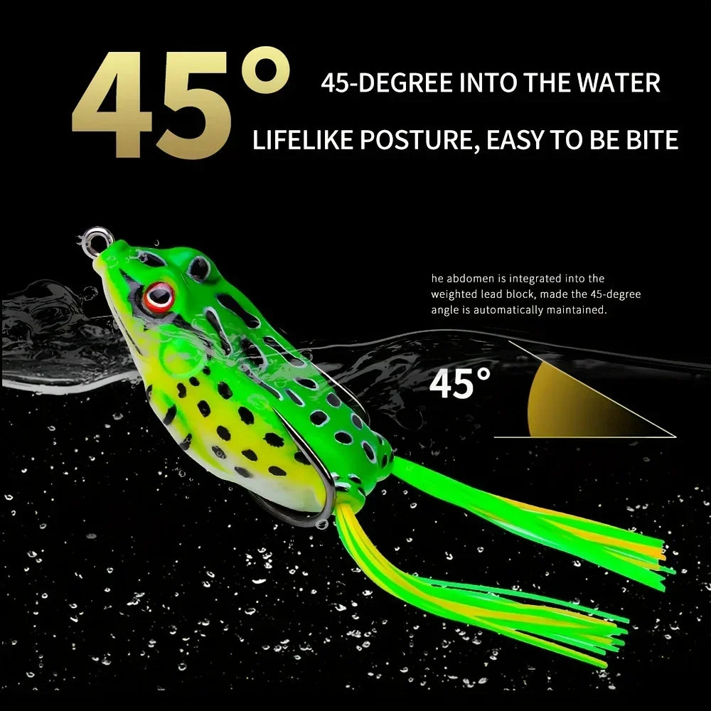 Frog Fishing Lures Set Topwater for Bass and Catfish 6g and 13g