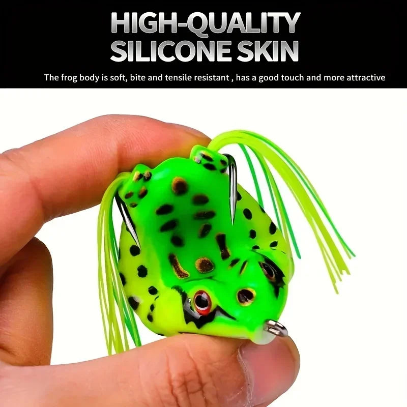 Frog Fishing Lures Set Topwater for Bass and Catfish 6g and 13g