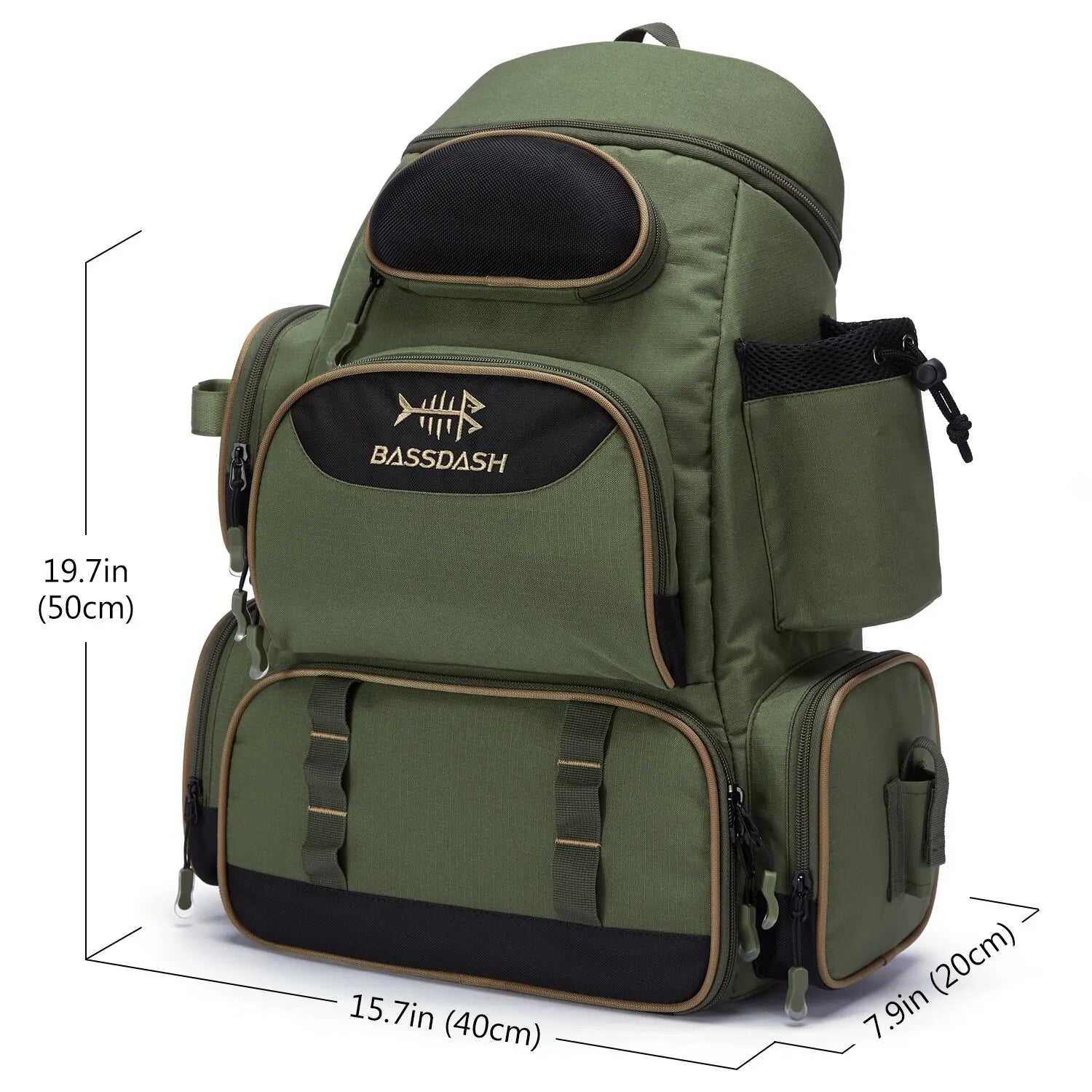 Lightweight Tactical Fishing Tackle Backpack Multifunctional