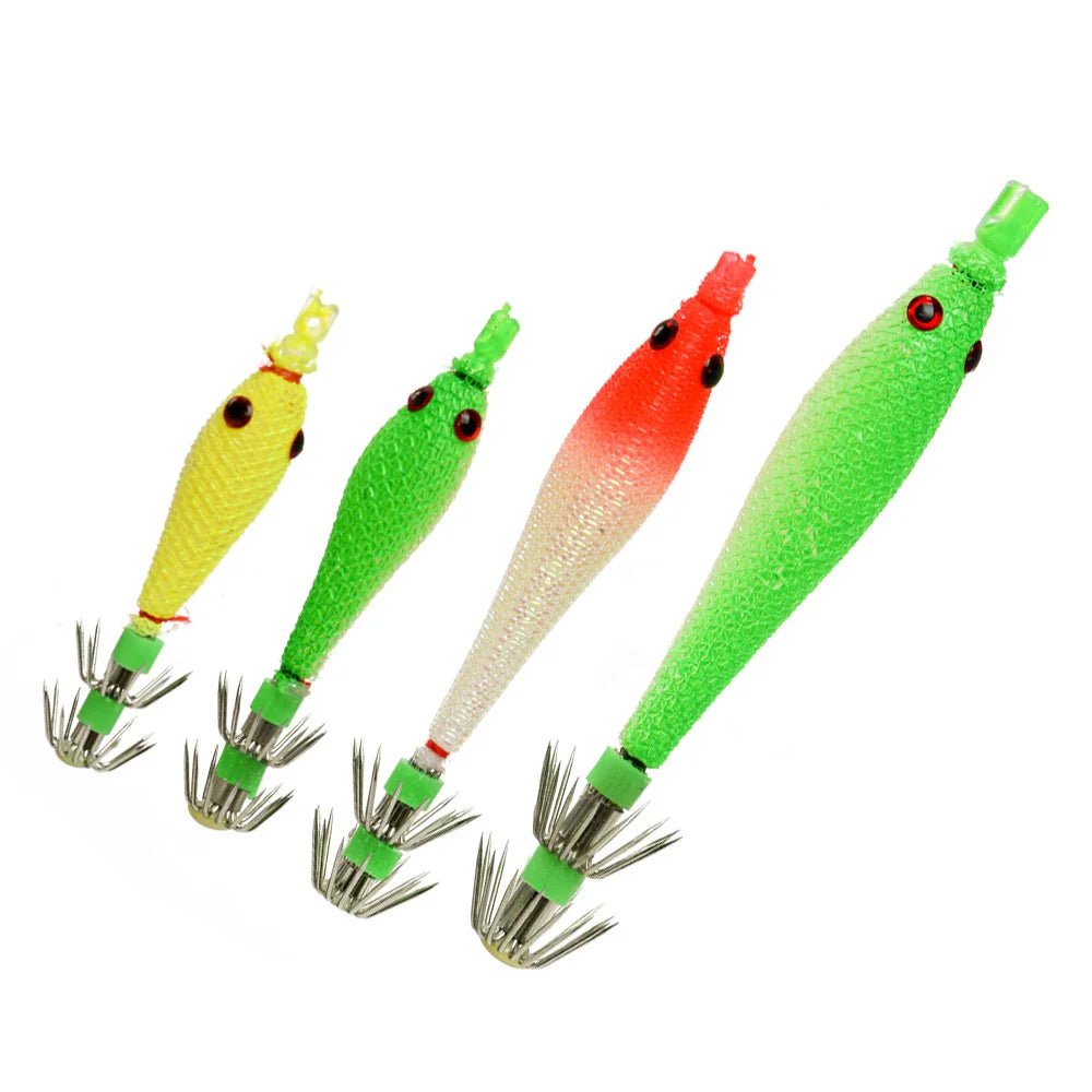 Glow Soft Squid Hook Biomimetic Bait for Sea Fishing Lure