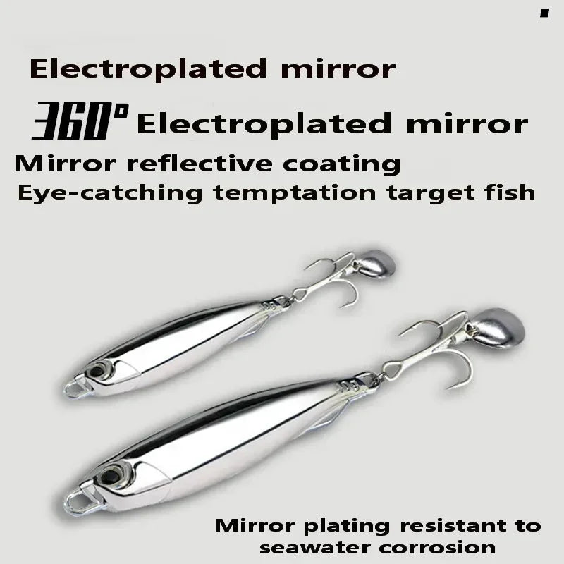 Metal Jig Fishing Lure For Bass 30g 40g 60g